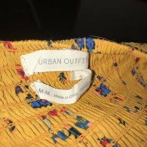 Yellow Floral Mini Dress